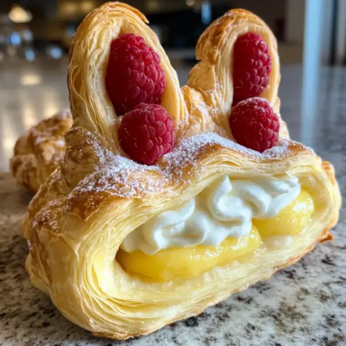 Easter Puff Pastry Bunnies