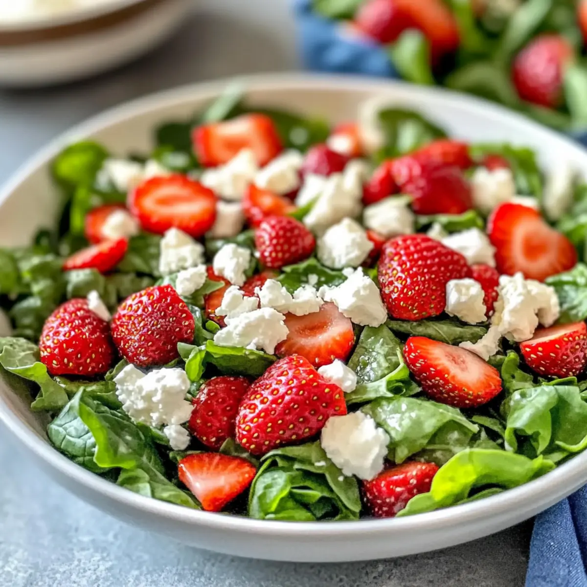 Juicy Easter Strawberry Spring Salad