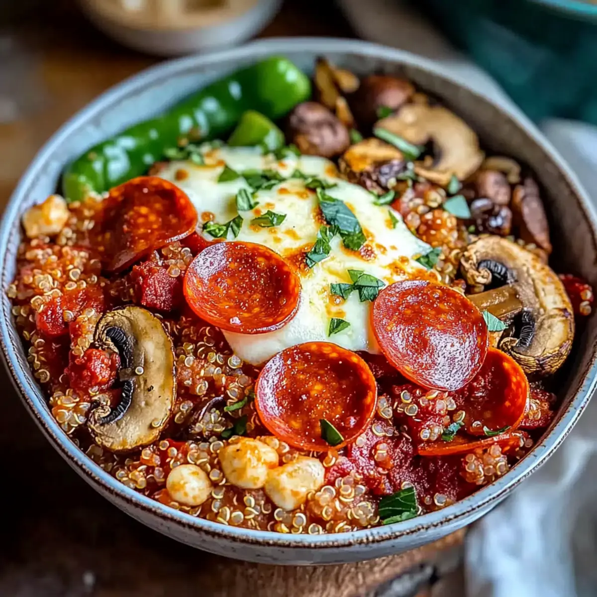 Pizza Protein Bowl