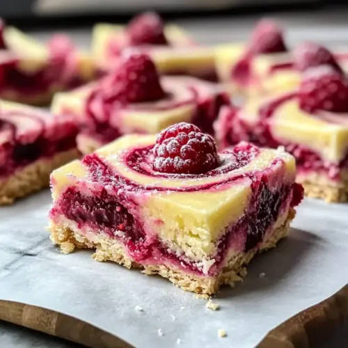 Lemon Raspberry Swirl Bars