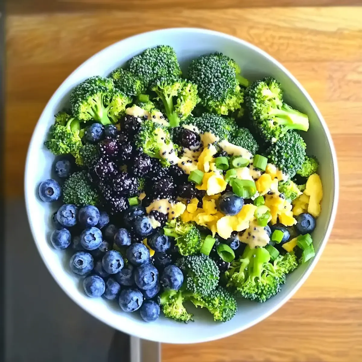 Blueberry Lemon Poppyseed Broccoli Salad