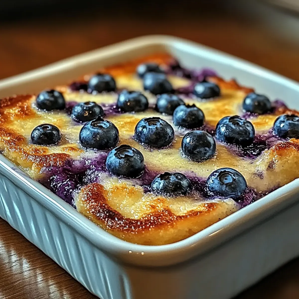 Blueberry Buttermilk Pancake Casserole