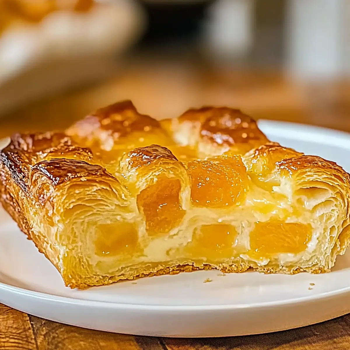 Orange Croissant Breakfast Bake