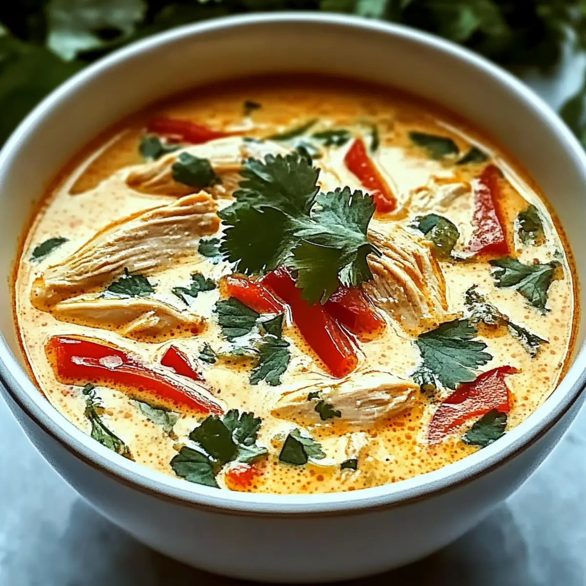 Creamy Thai Coconut Soup