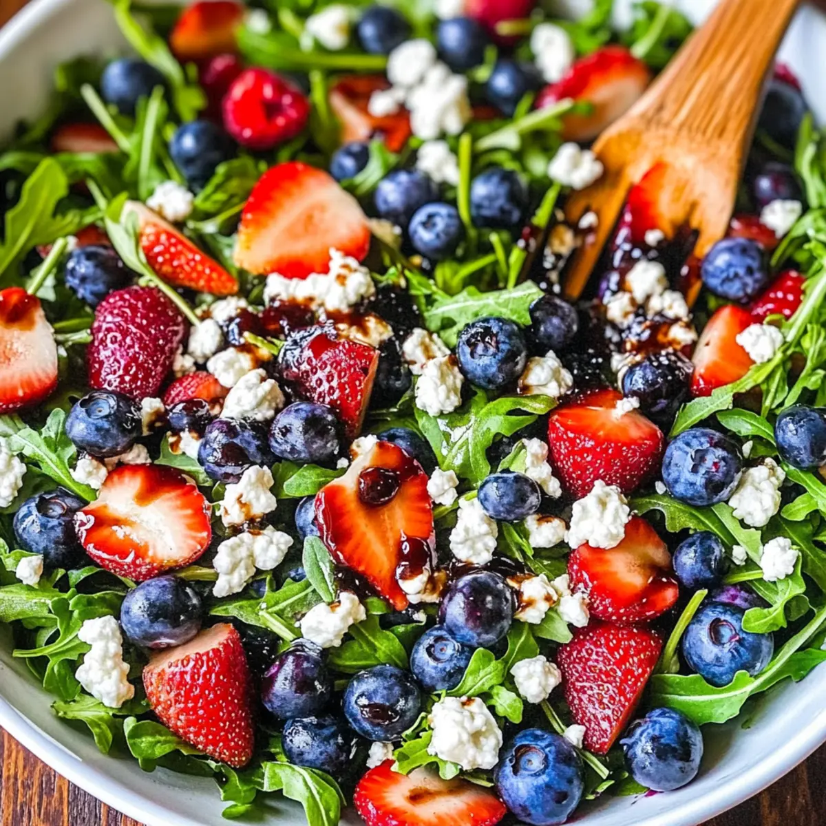 Arugula Salad with Berries