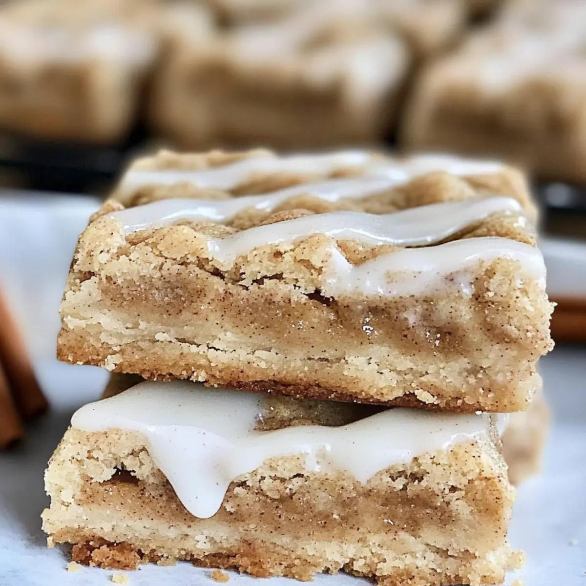 Cinnamon Roll Cookie Bars