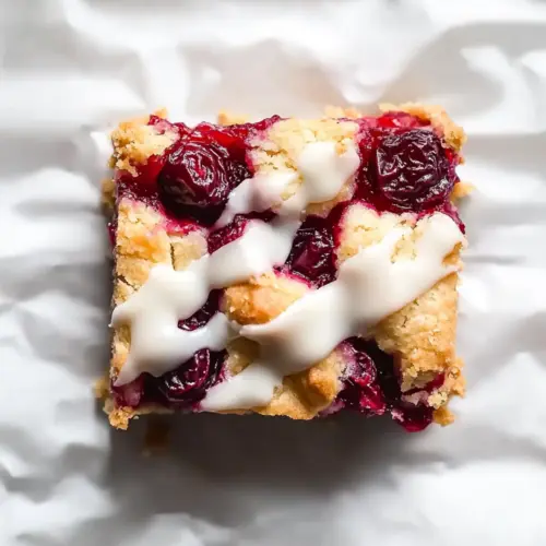 Cranberry Crumble Bars