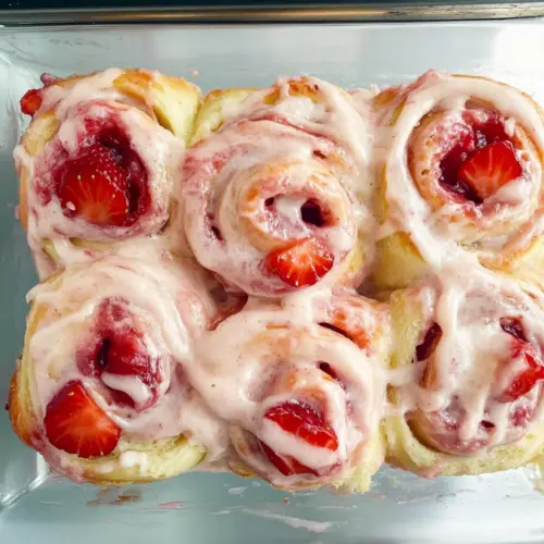 Strawberry Cinnamon Rolls