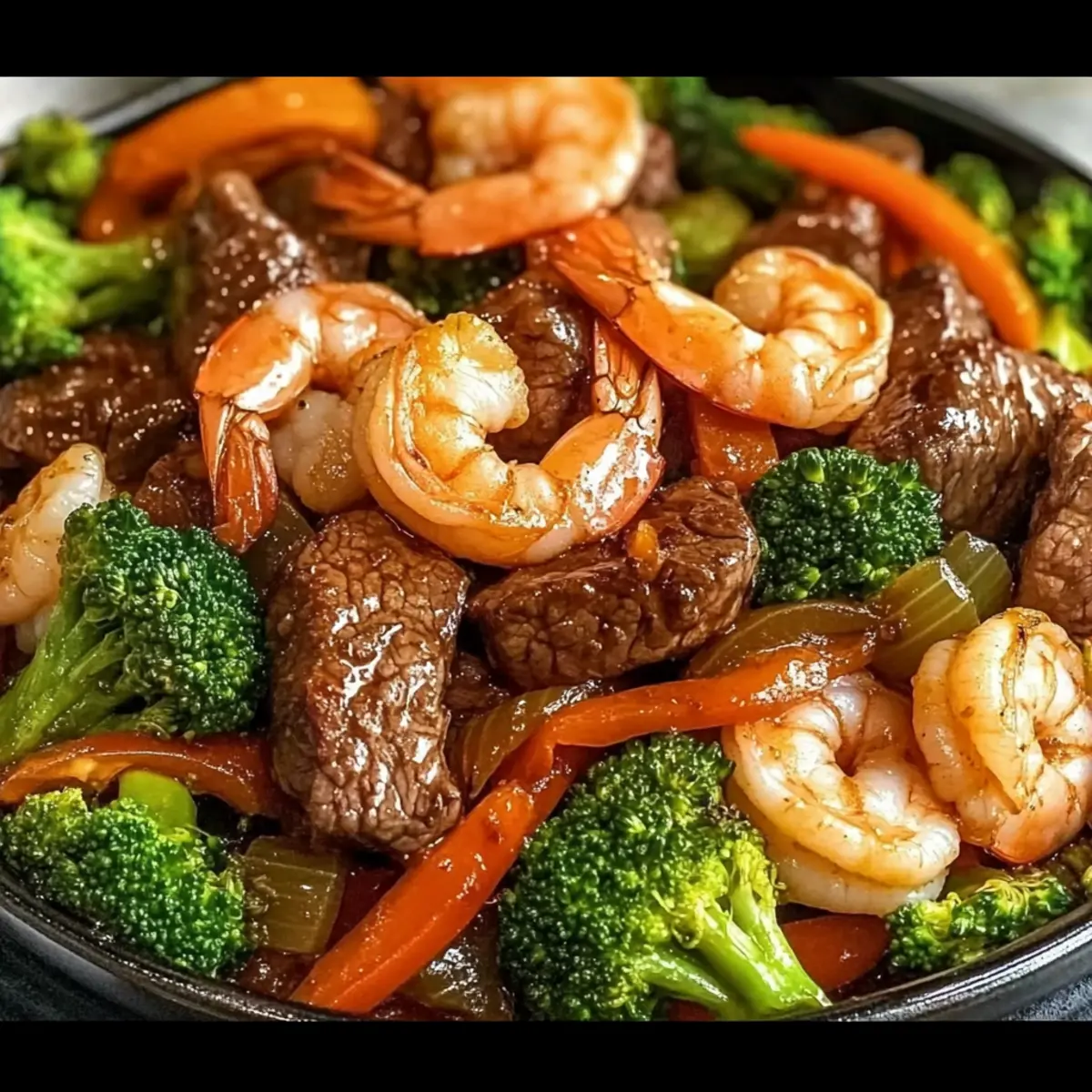 High-Protein Steak and Shrimp Stir-Fry