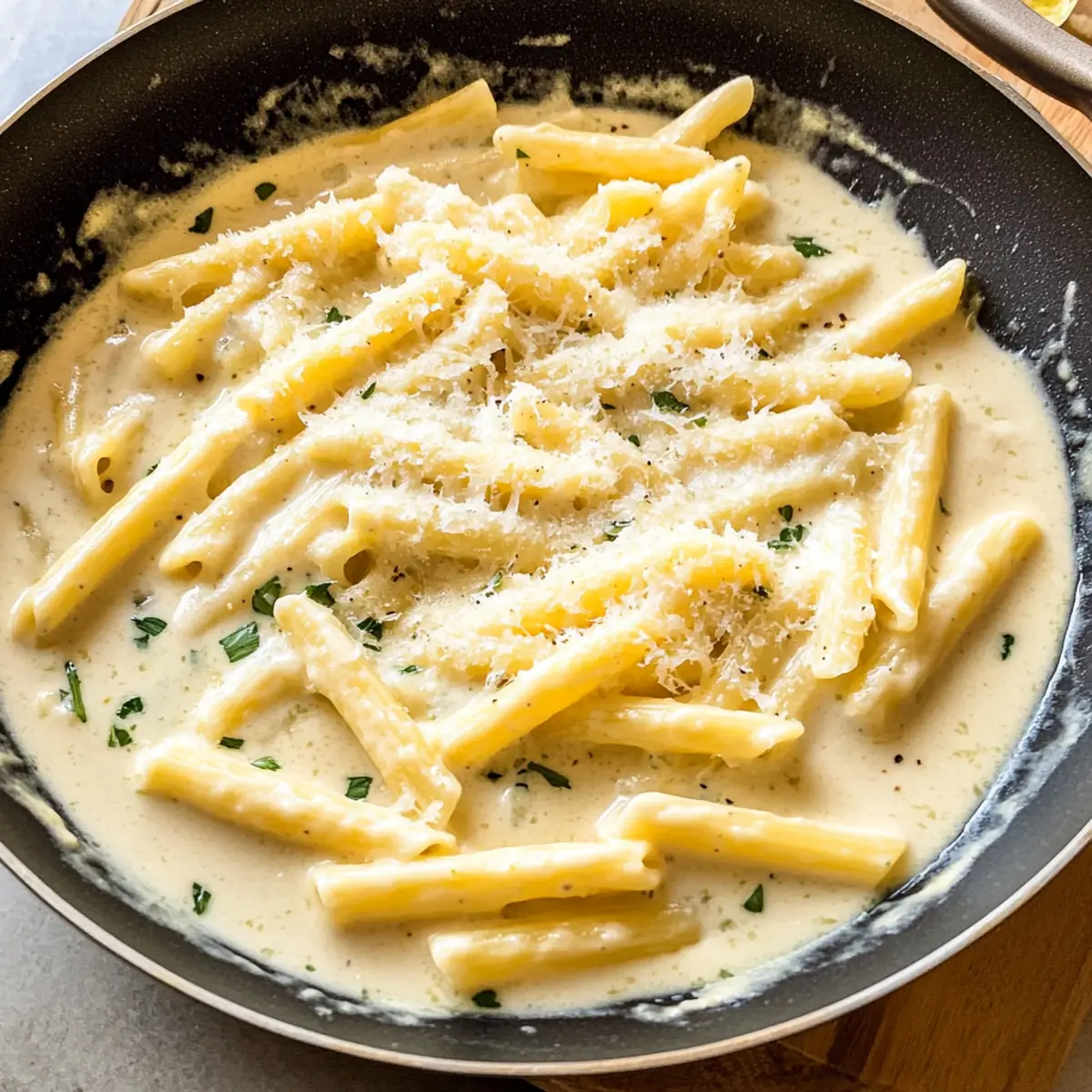 Lemon Garlic Pasta Sauce