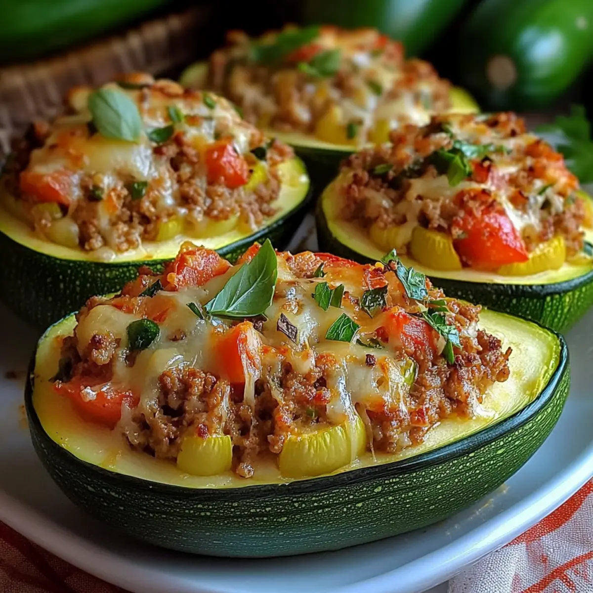 Stuffed Zucchini