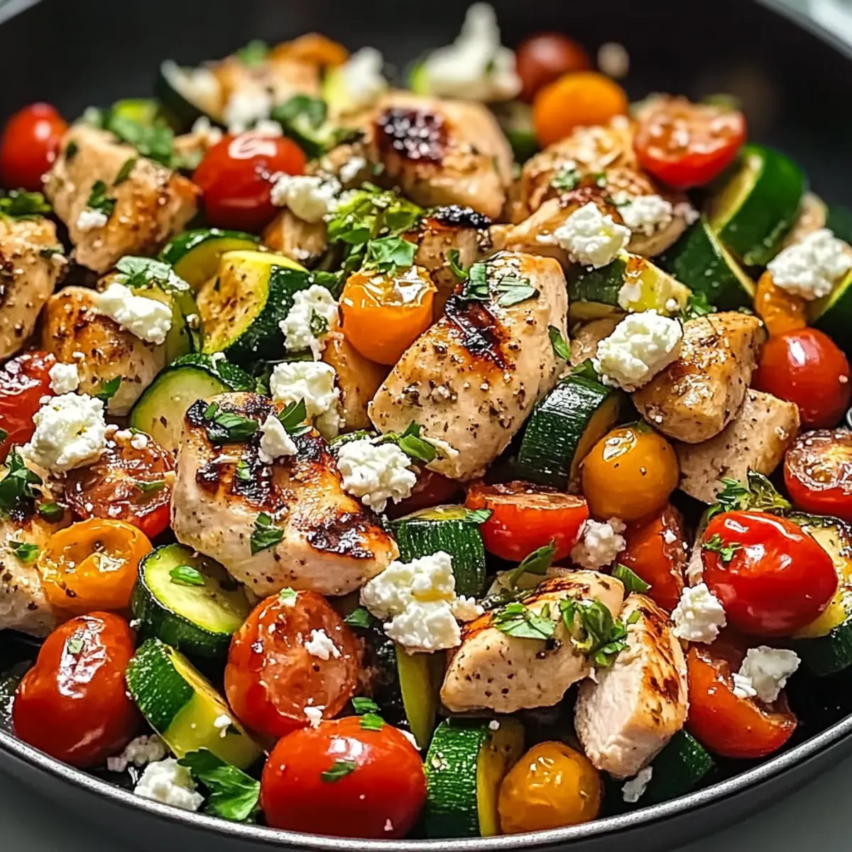Mediterranean Chicken Stir Fry