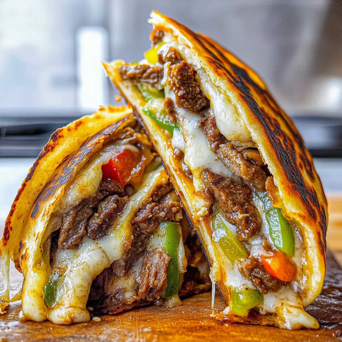 Philly Cheesesteak Quesadilla