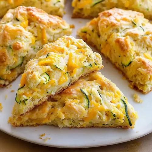 Zucchini Cheddar Scones