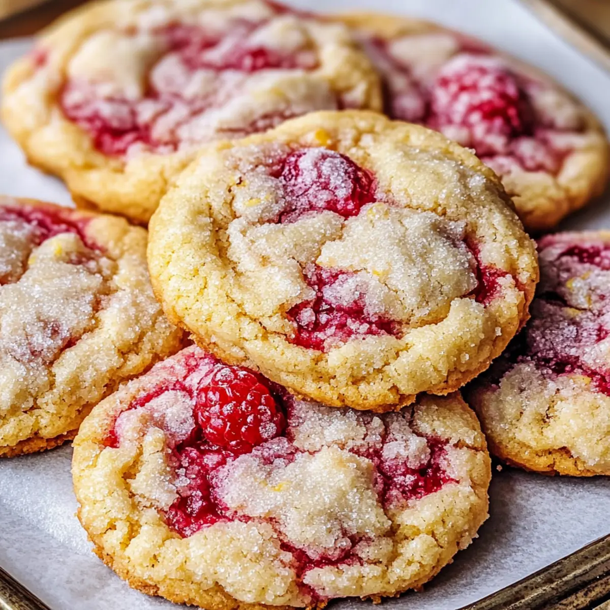 Raspberry Lemonade Cookies