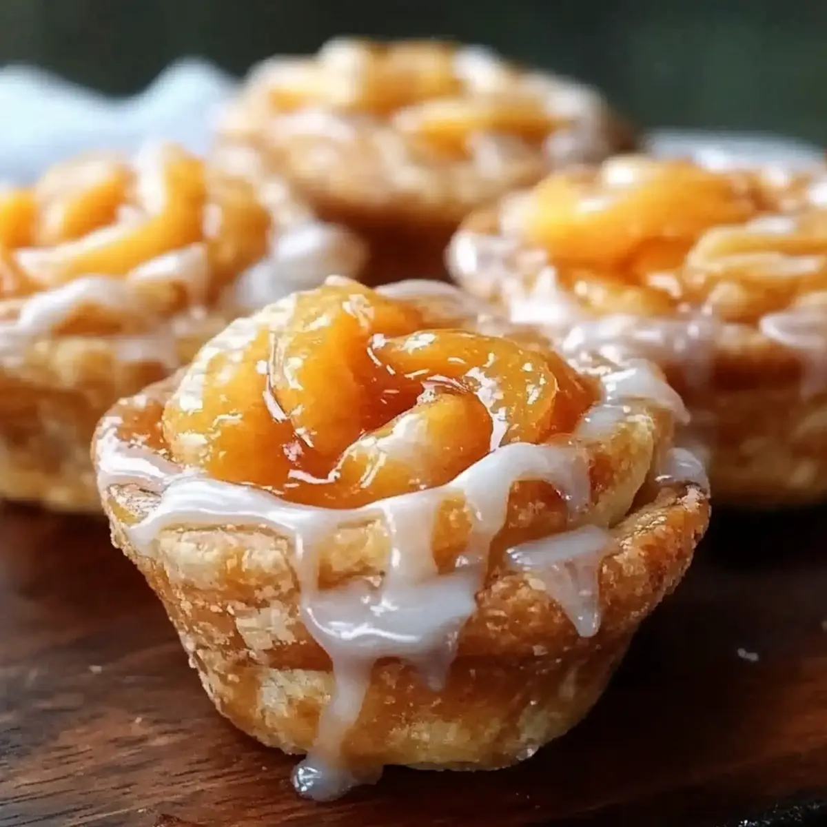 Peach Pie Cruffins