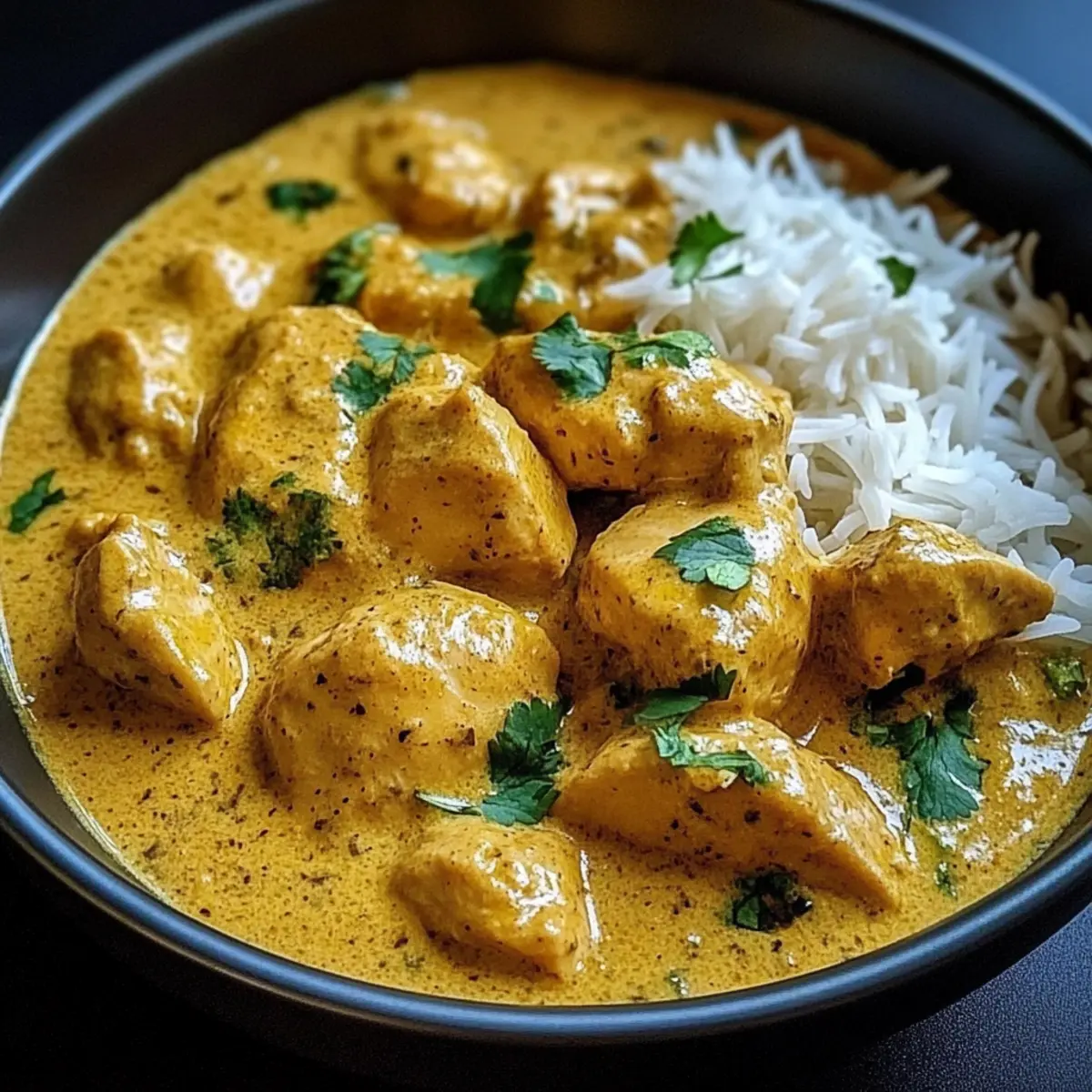 Chicken Korma with Flatbread or Rice