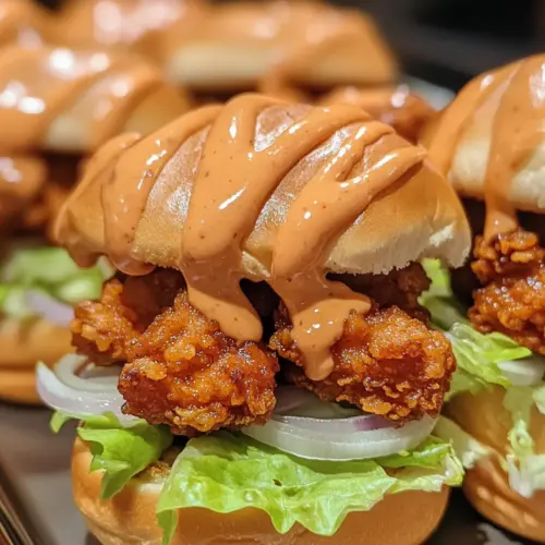 Bang Bang Chicken Sliders