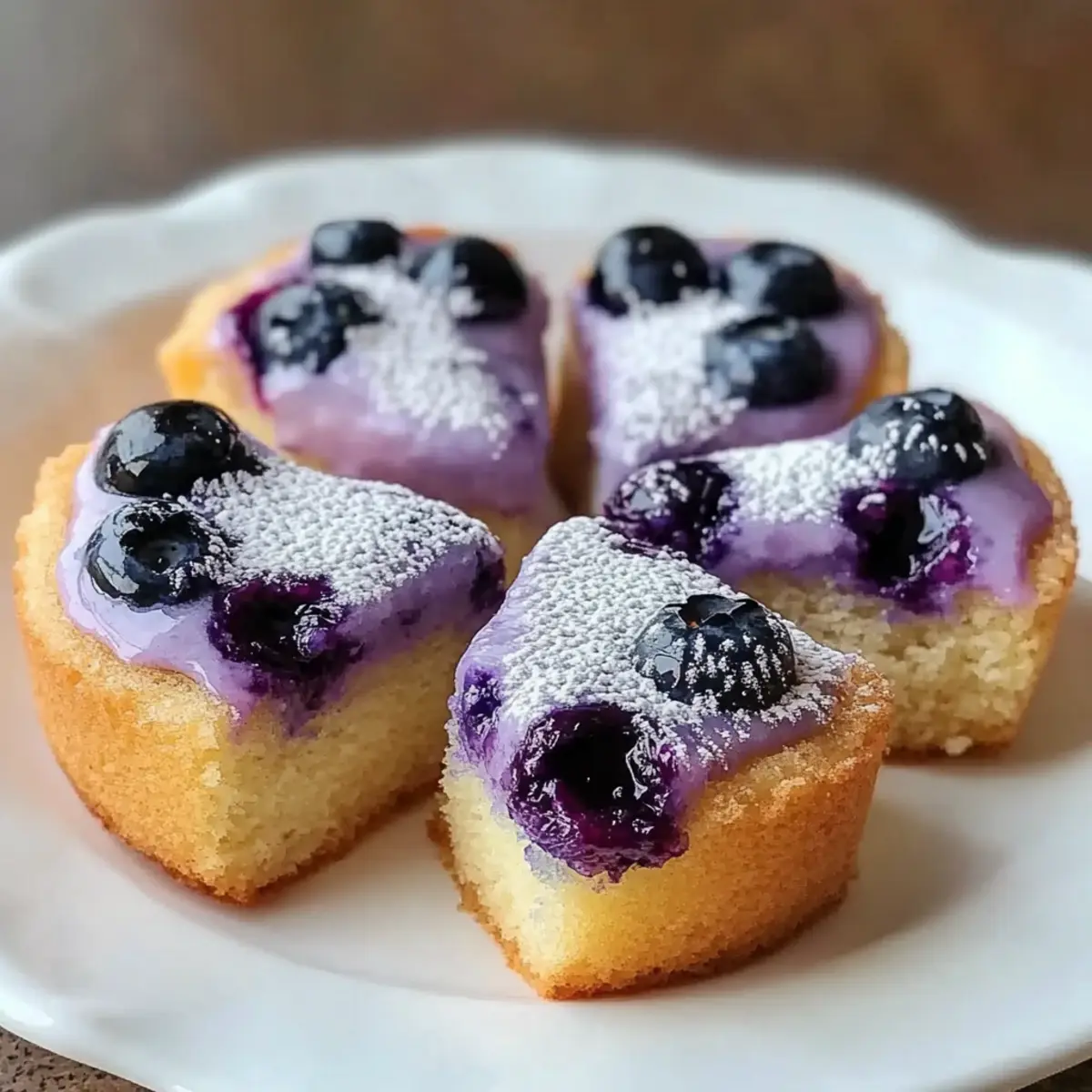 Lavender Blueberry Tea Cakes