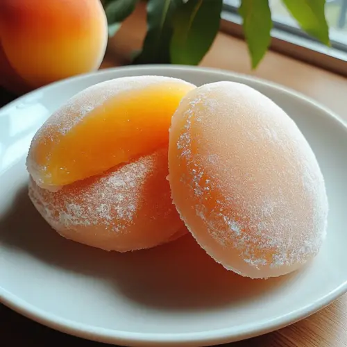 Whole Peach Mochi