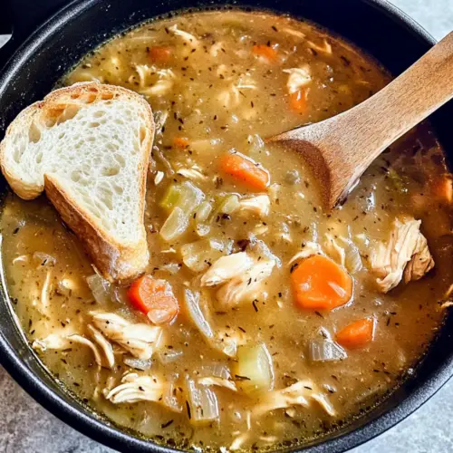 French Onion Chicken Soup