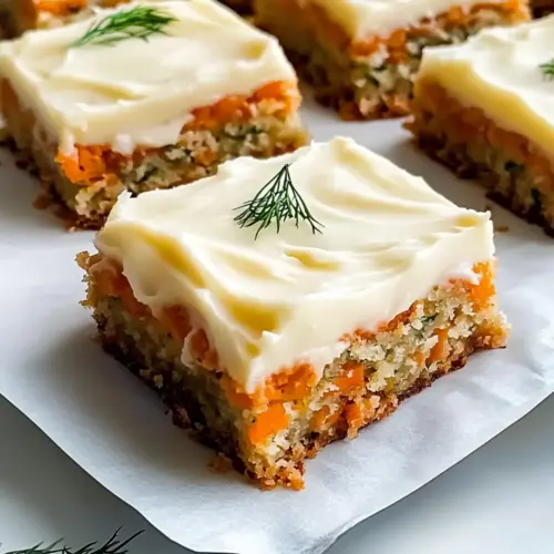 Spiced Ginger Carrot and Zucchini Bars