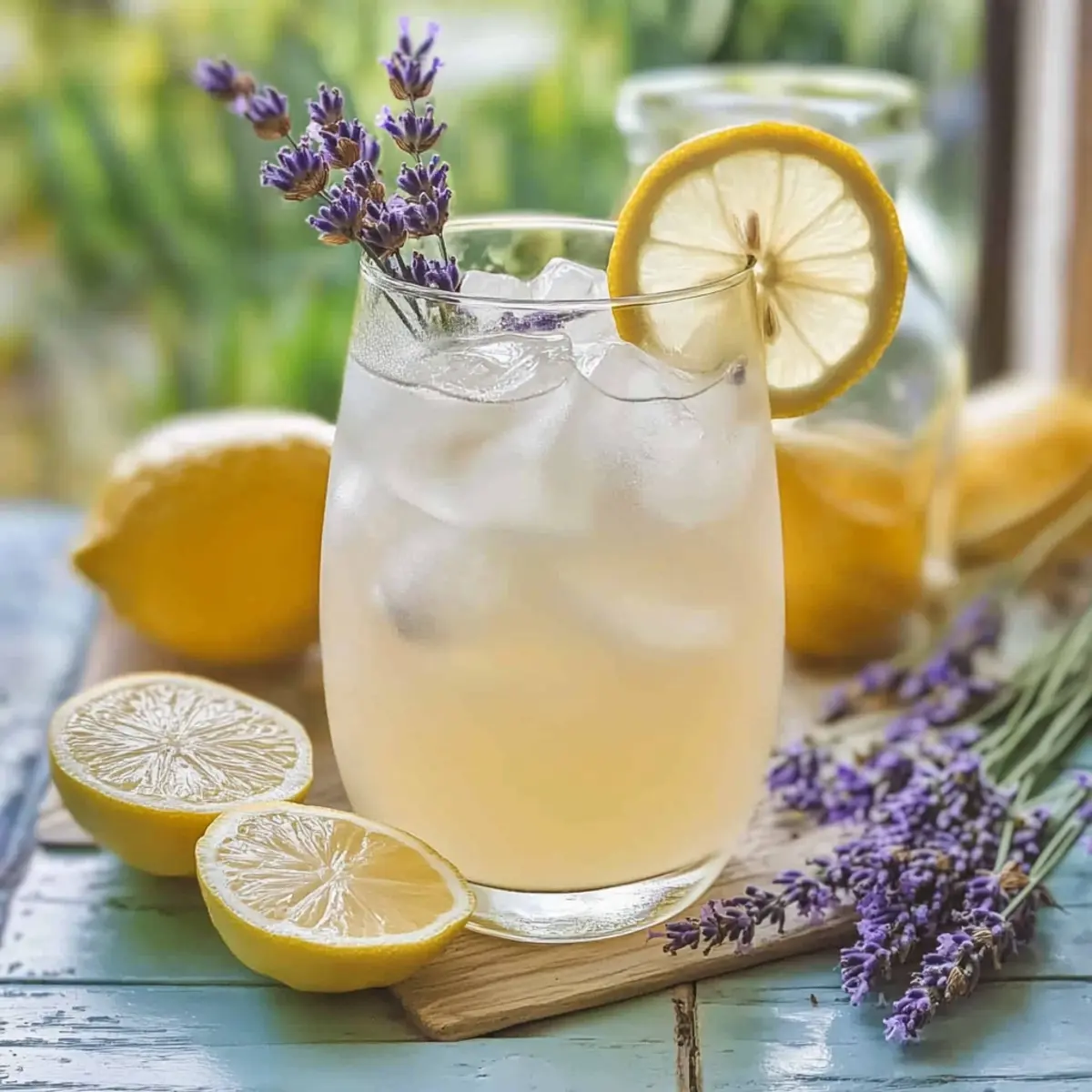 Coconut Lavender Lemonade Mocktail