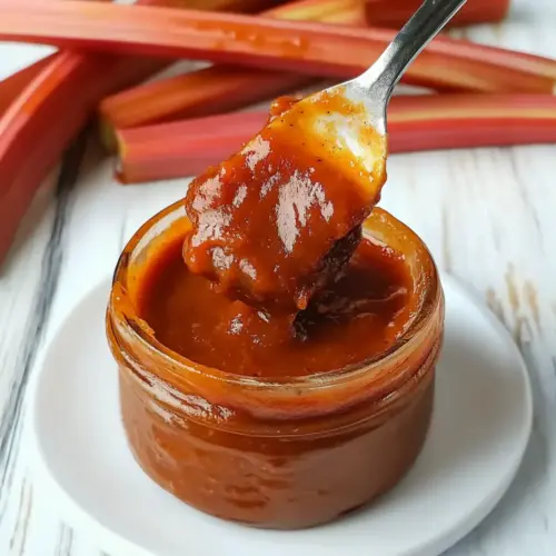 Rhubarb Barbecue Sauce