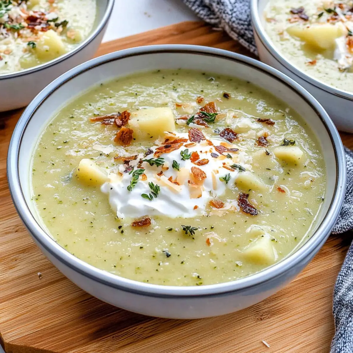 Creamy Zucchini Potato Soup