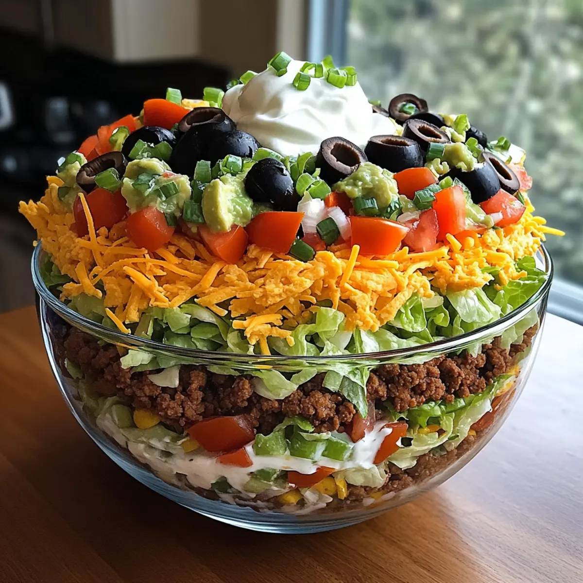 Seven-Layer Taco Salad