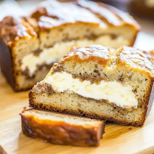 Cream Cheese-Filled Banana Bread
