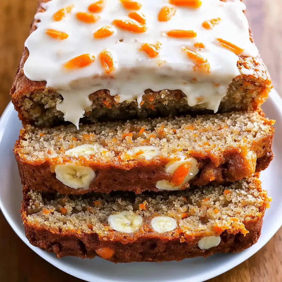 Carrot Cake Banana Bread