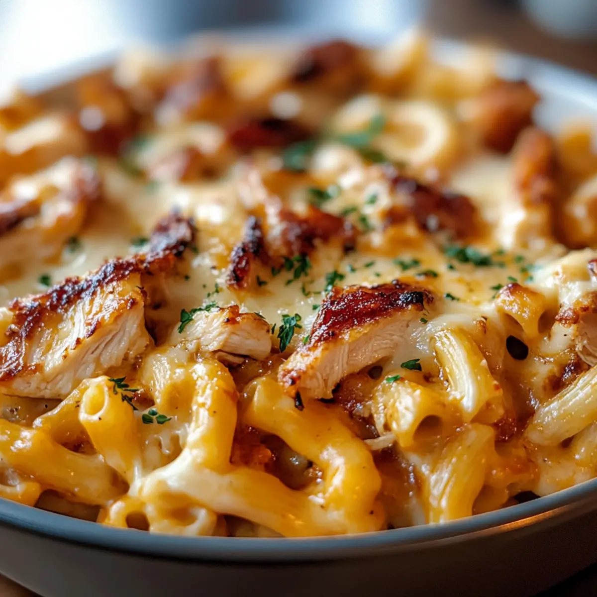 BBQ Chicken Mac and Cheese