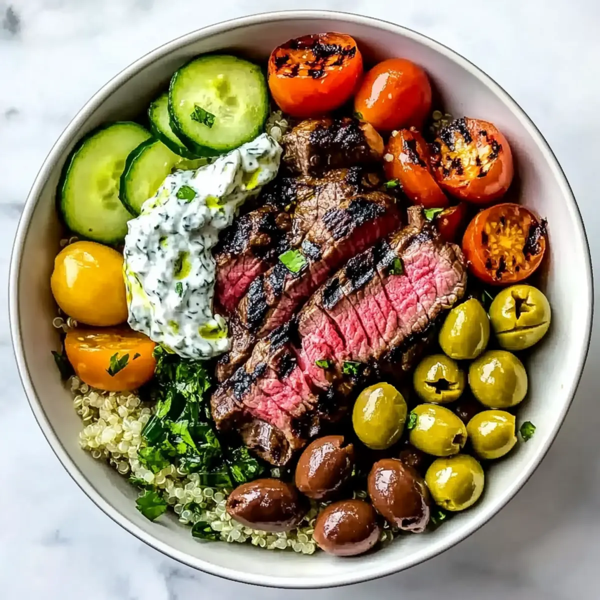 Mediterranean Steak Bowl