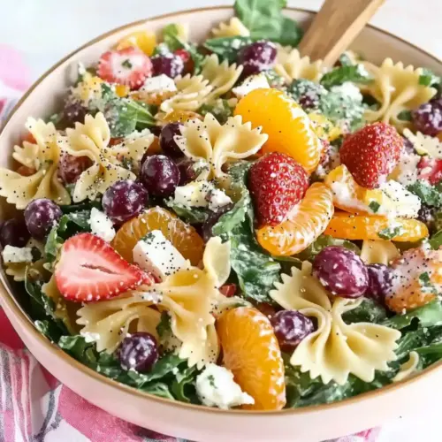 Strawberry Fields Pasta Salad