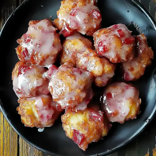 Rhubarb Fritters
