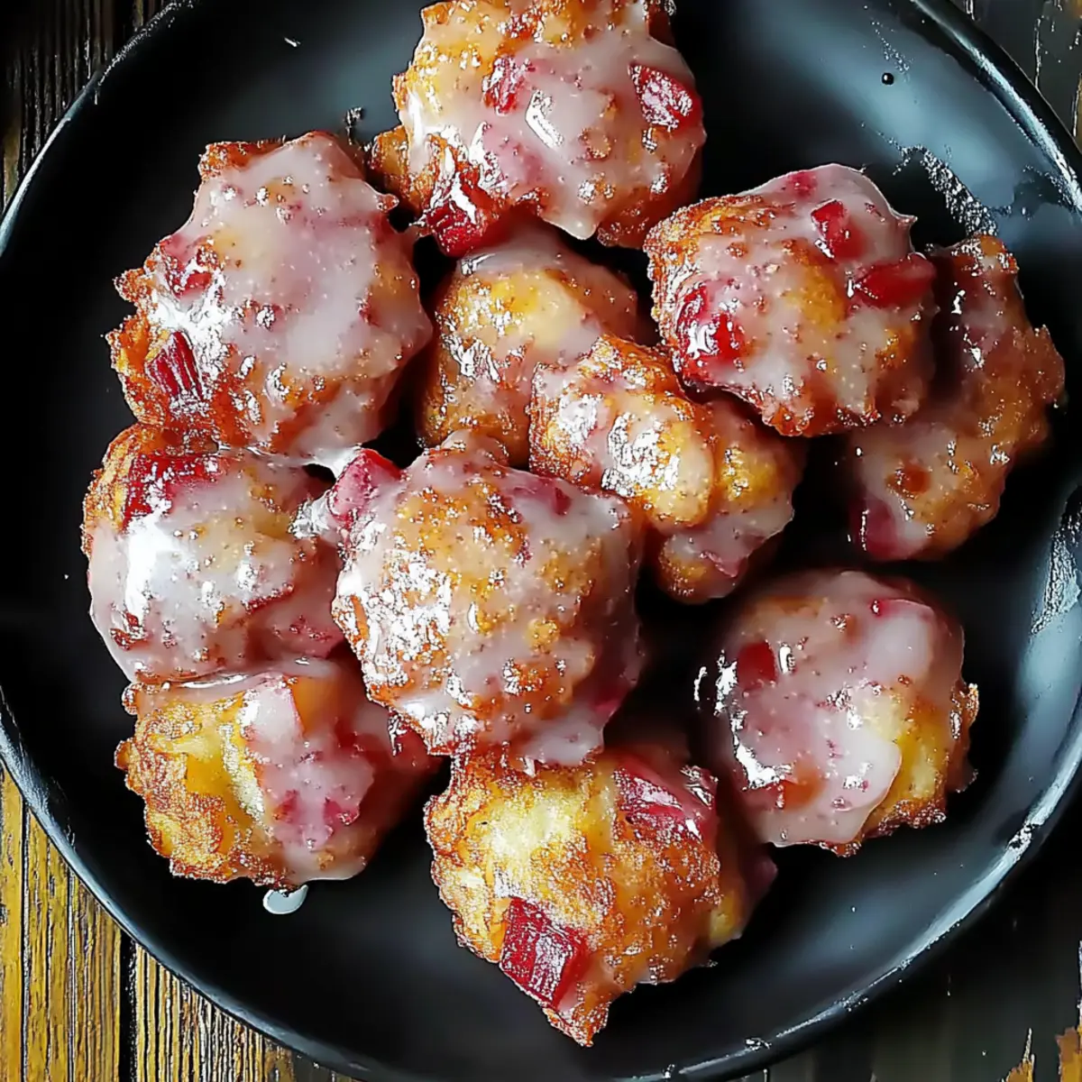 Rhubarb Fritters