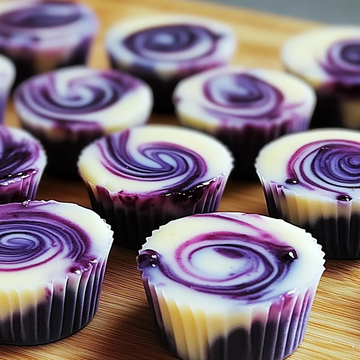 Blueberry Swirl Yogurt Bites