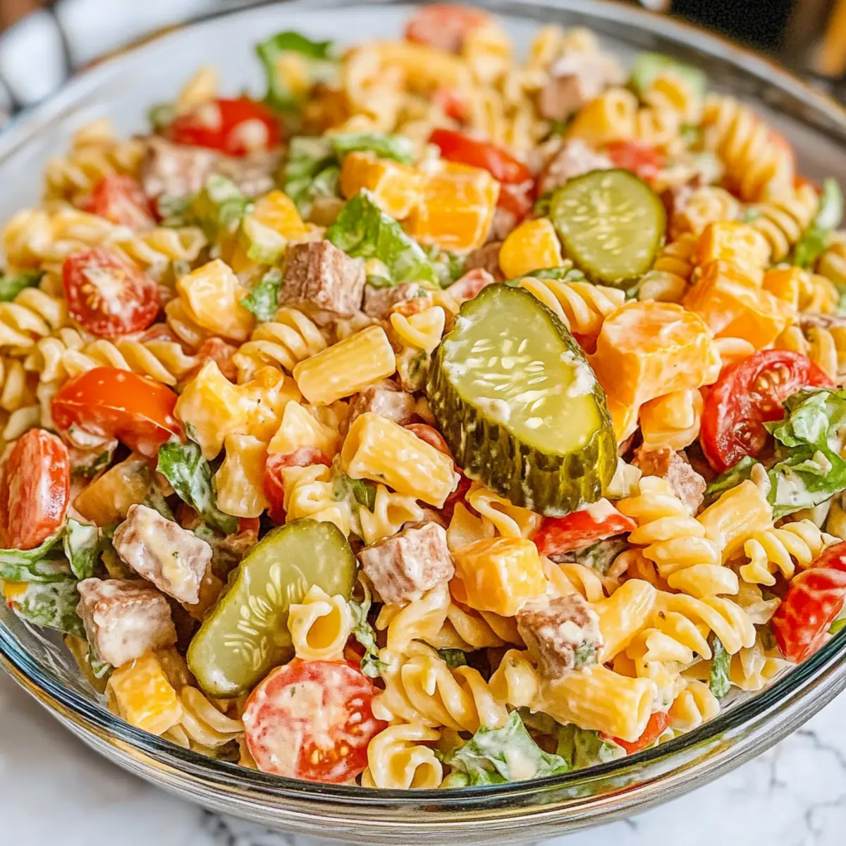 Big Mac Pasta Salad