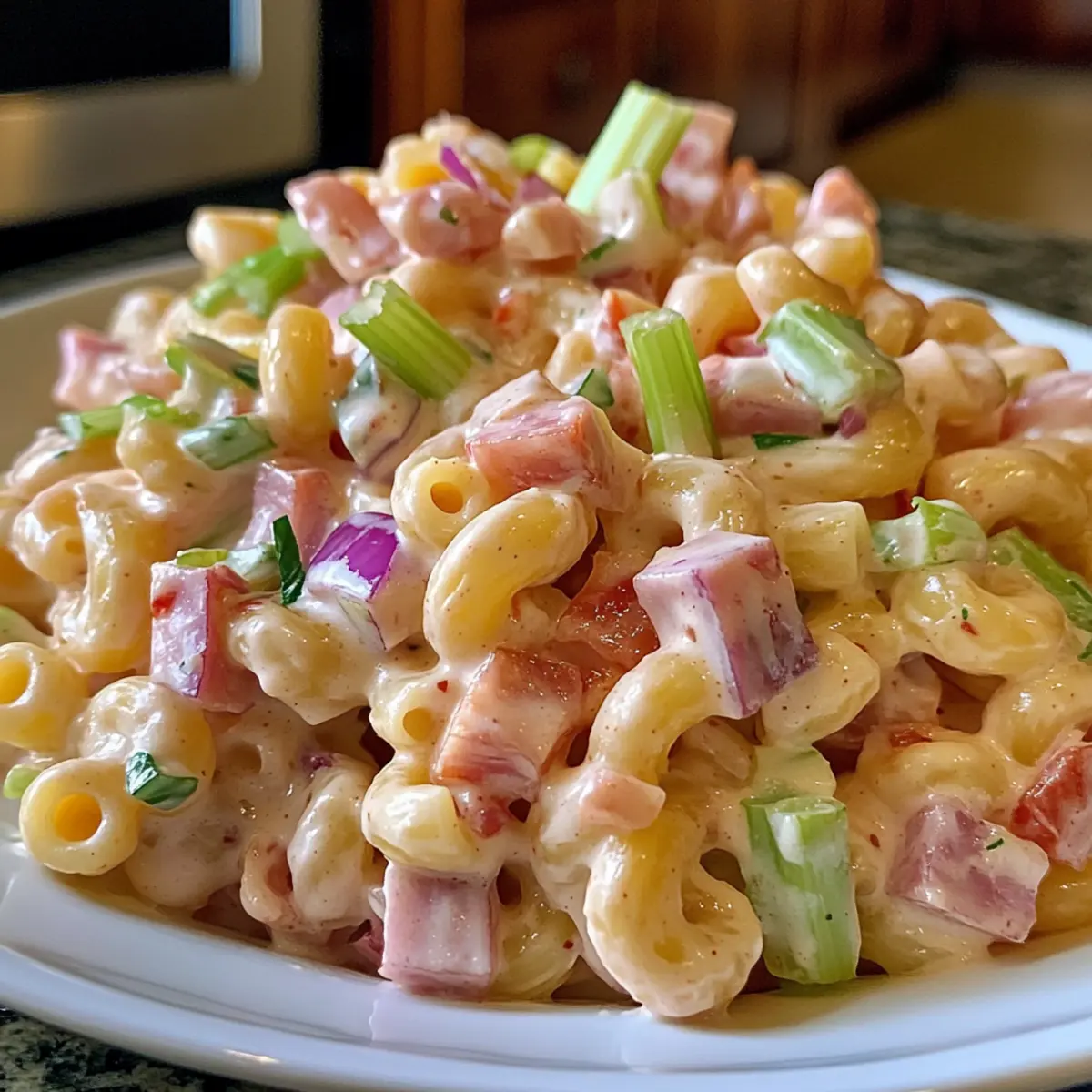 Pink Cadillac Pasta Salad