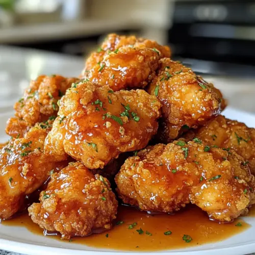 Baked Crunchy Hot Honey Chicken