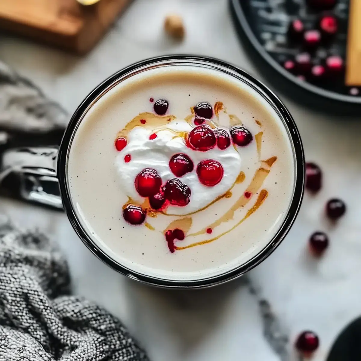 Cherry Vanilla Tea Latte