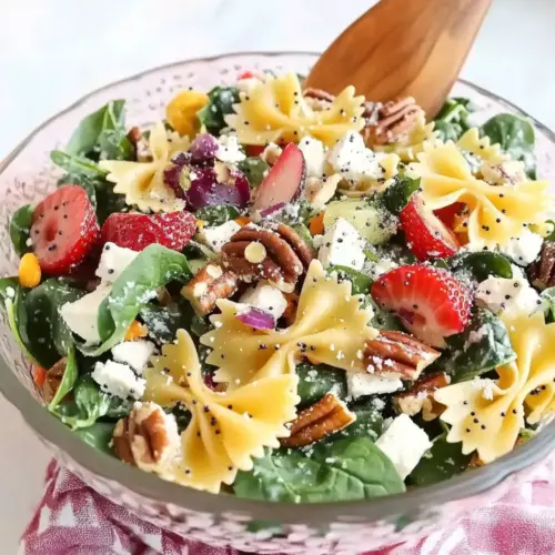Strawberry Fields Pasta Salad