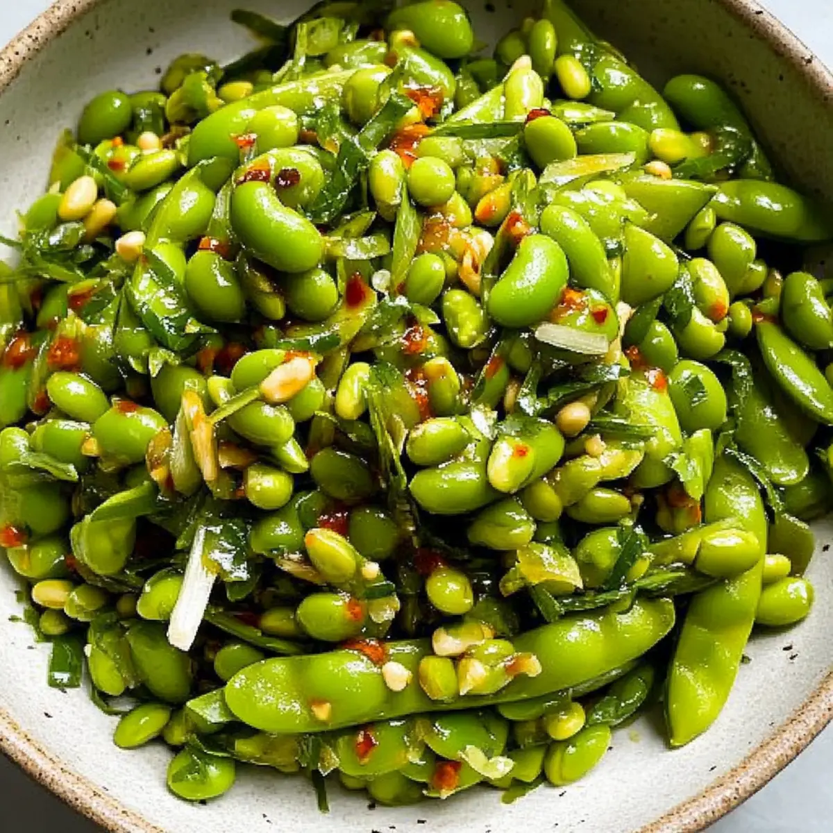 Chili Crisp Snap Pea Salad