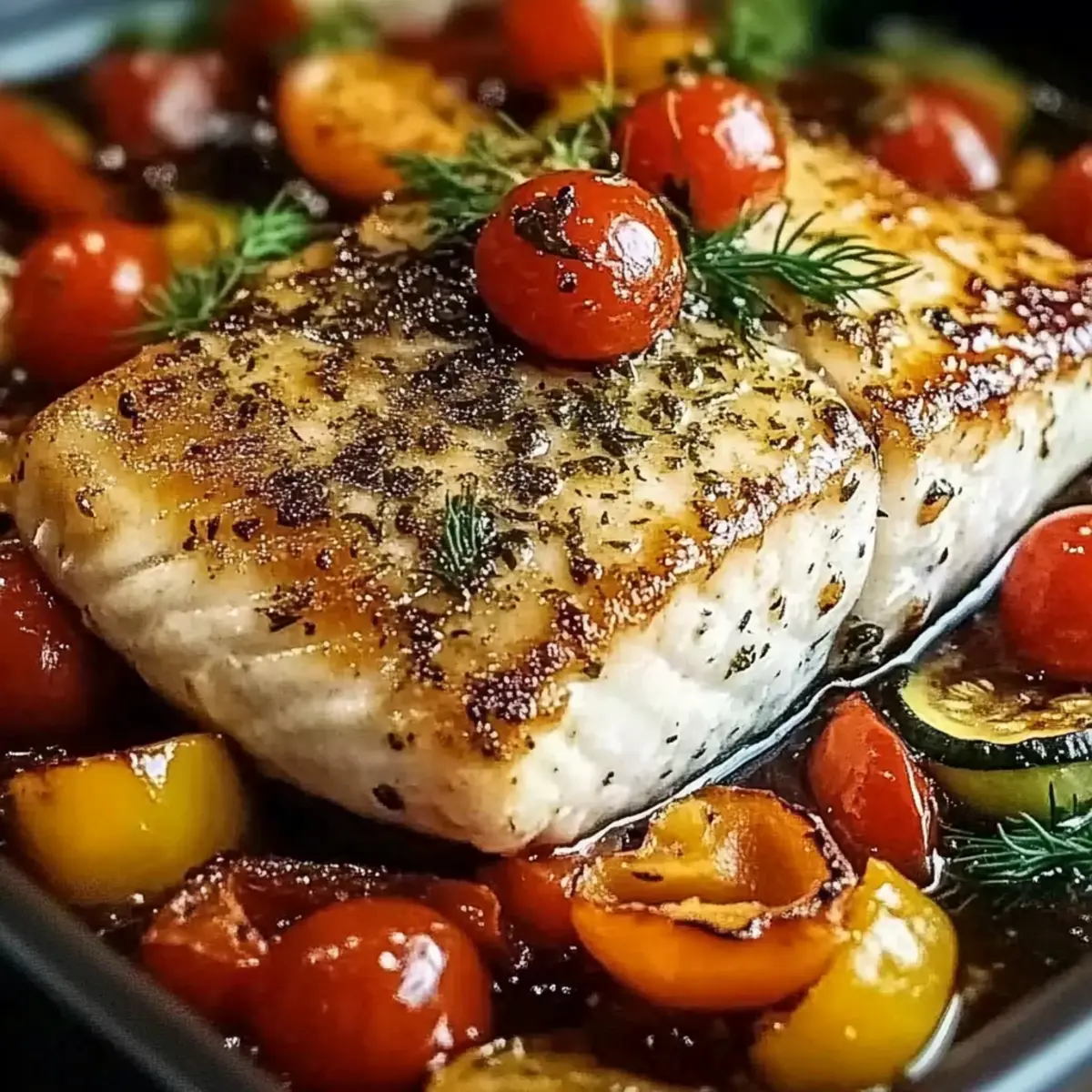 Mediterranean Baked Fish