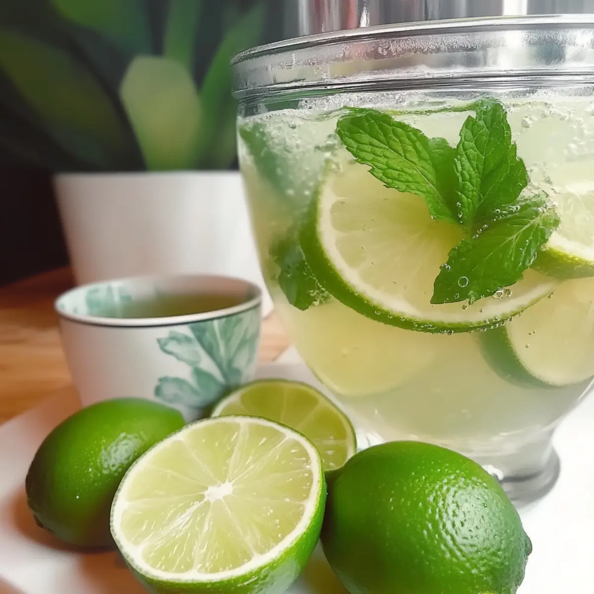 Sparkling Lime Mint Punch