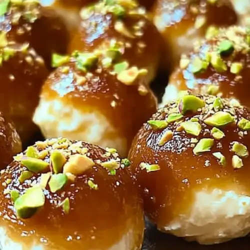 Ricotta Pistachio Honey Bites