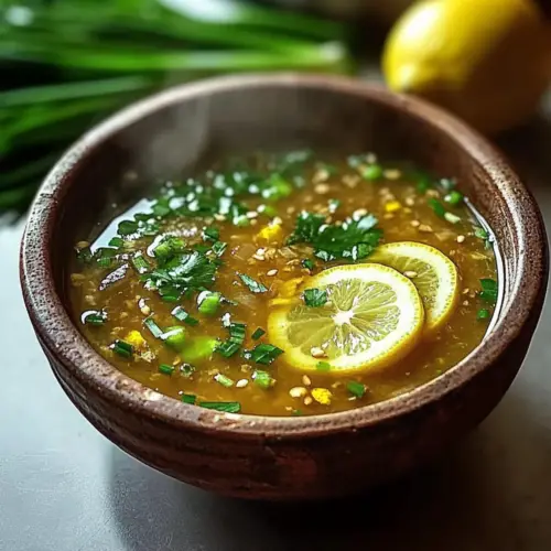 Miso Ginger Lemon Soup