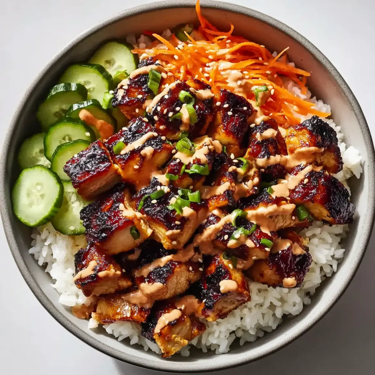 Korean BBQ Chicken Bowls