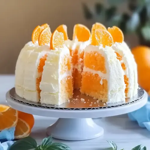 Creamsicle Angel Food Cake